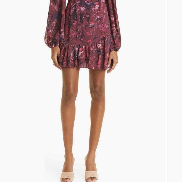 Ted Baker London Pink and Purple Mini Dress - Picture 4 of 6